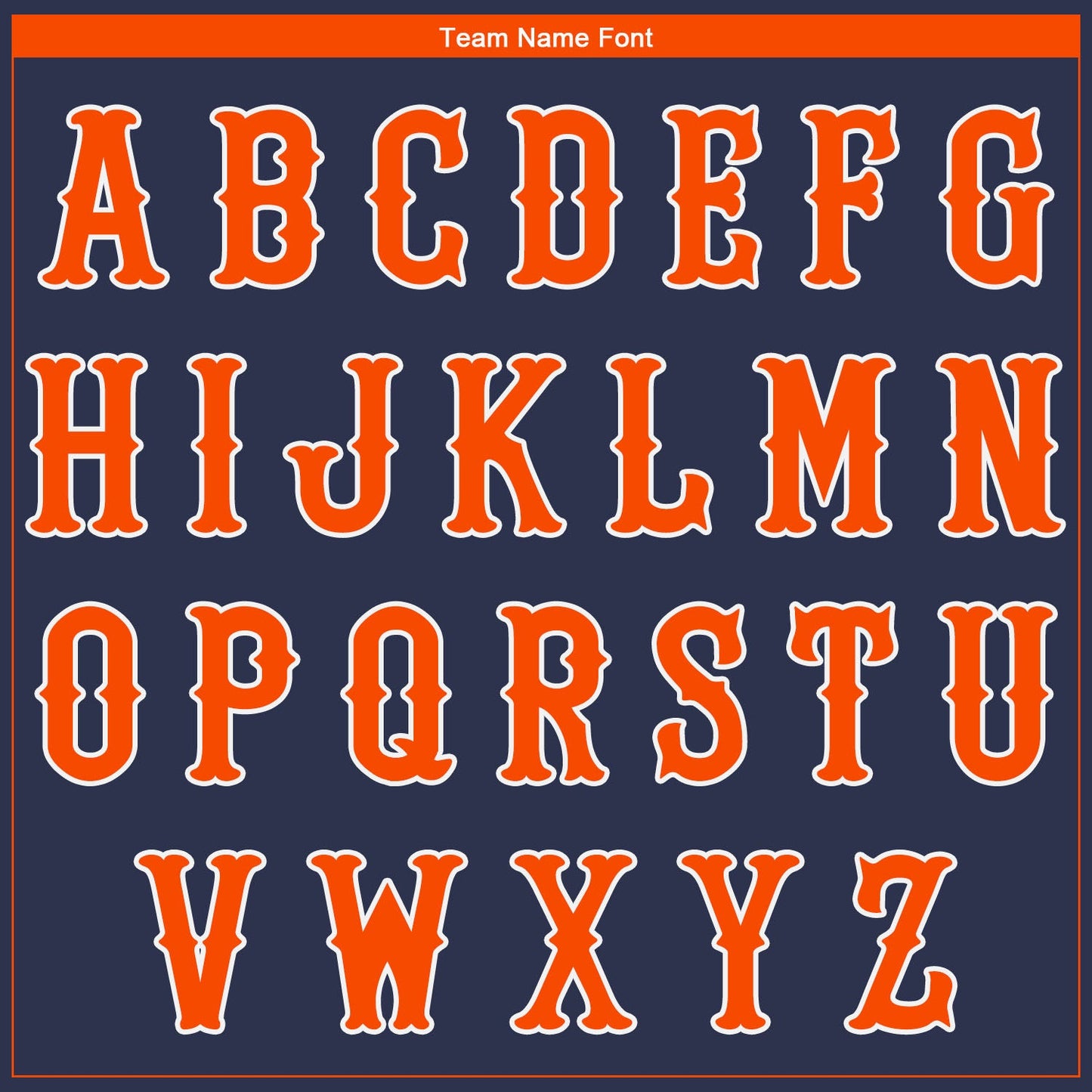 Custom Navy Orange-White Authentic Baseball Jersey view 5