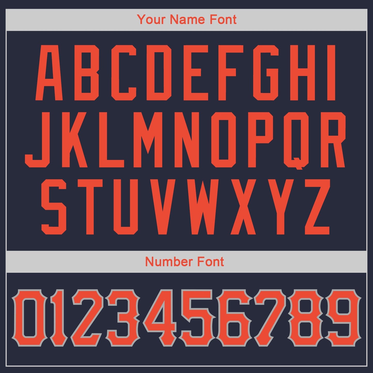 Custom Stitched Navy Orange-Gray Sports Pullover Sweatshirt Hoodie view 5
