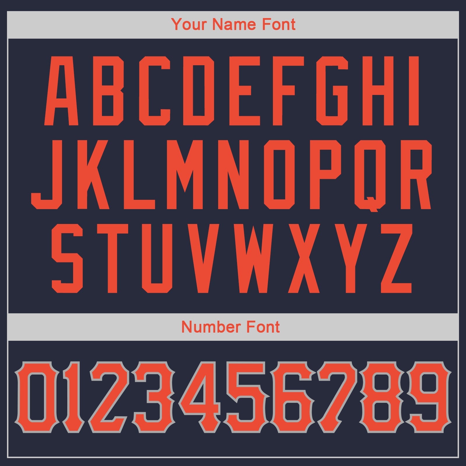 Custom Stitched Navy Orange-Gray Sports Pullover Sweatshirt Hoodie view 5