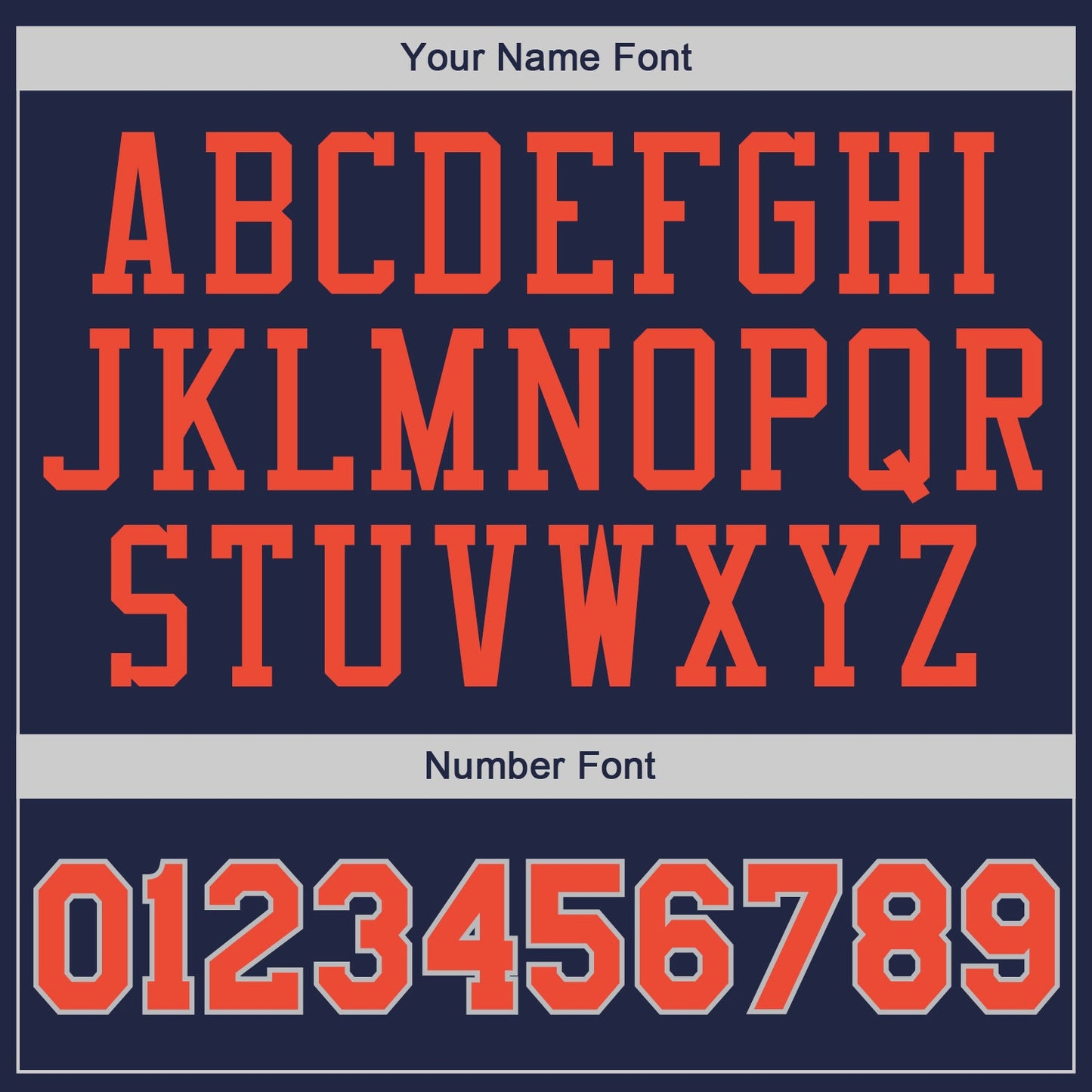 Custom Navy Orange-Gray Authentic Throwback Rib-Knit Baseball Jersey Shirt view 5