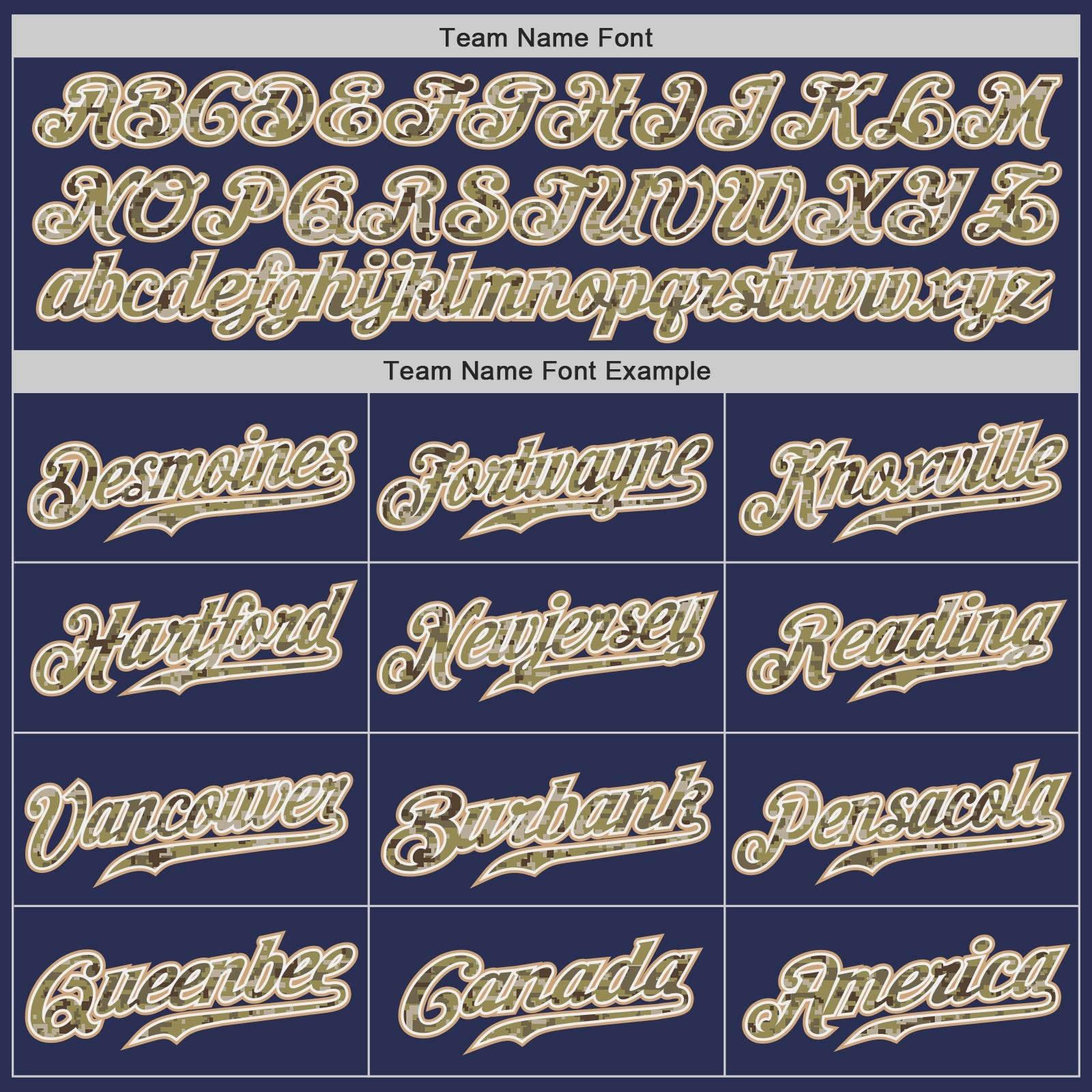 Custom Navy Camo-Old Gold Authentic Throwback Basketball Jersey view 3