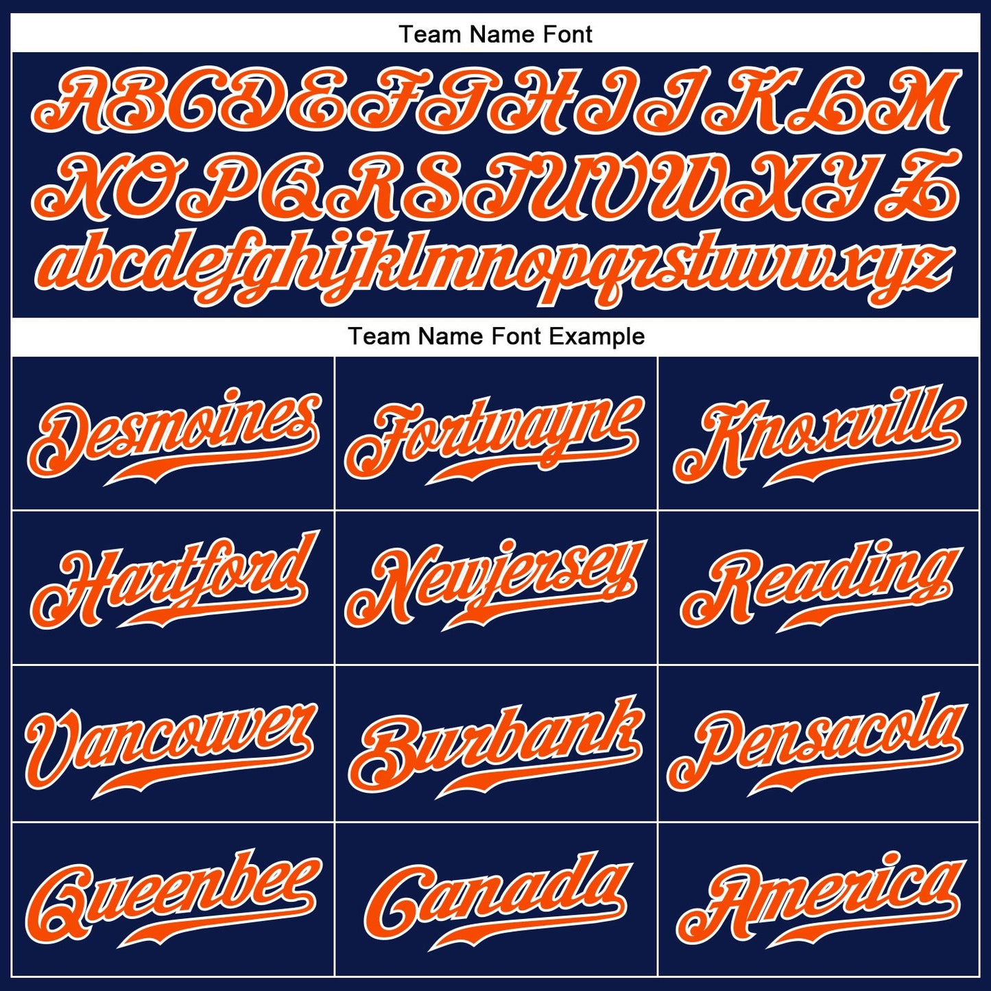 Custom Navy White Pinstripe Orange-White Authentic Baseball Jersey view 4