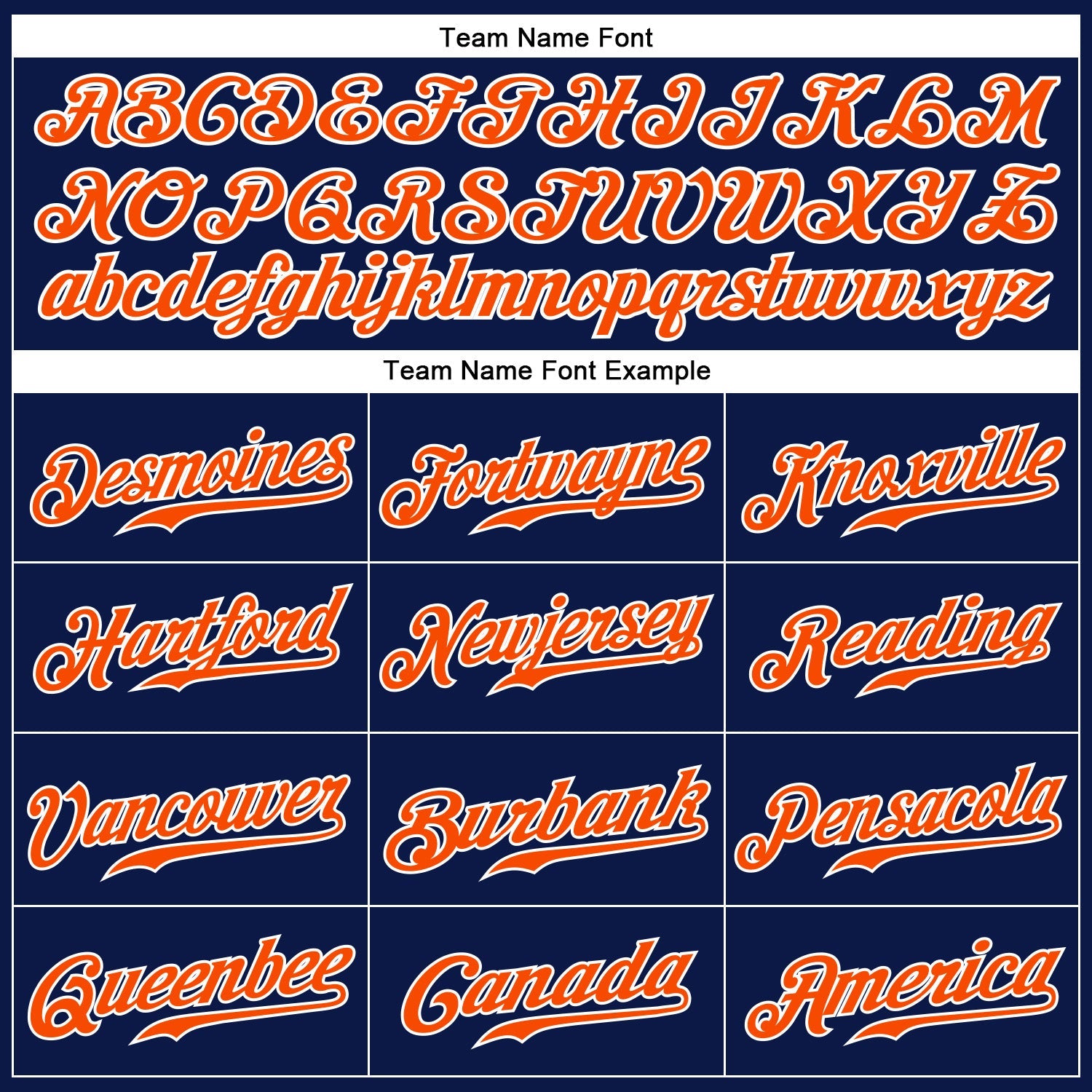 Custom Navy White Pinstripe Orange-White Authentic Baseball Jersey view 4