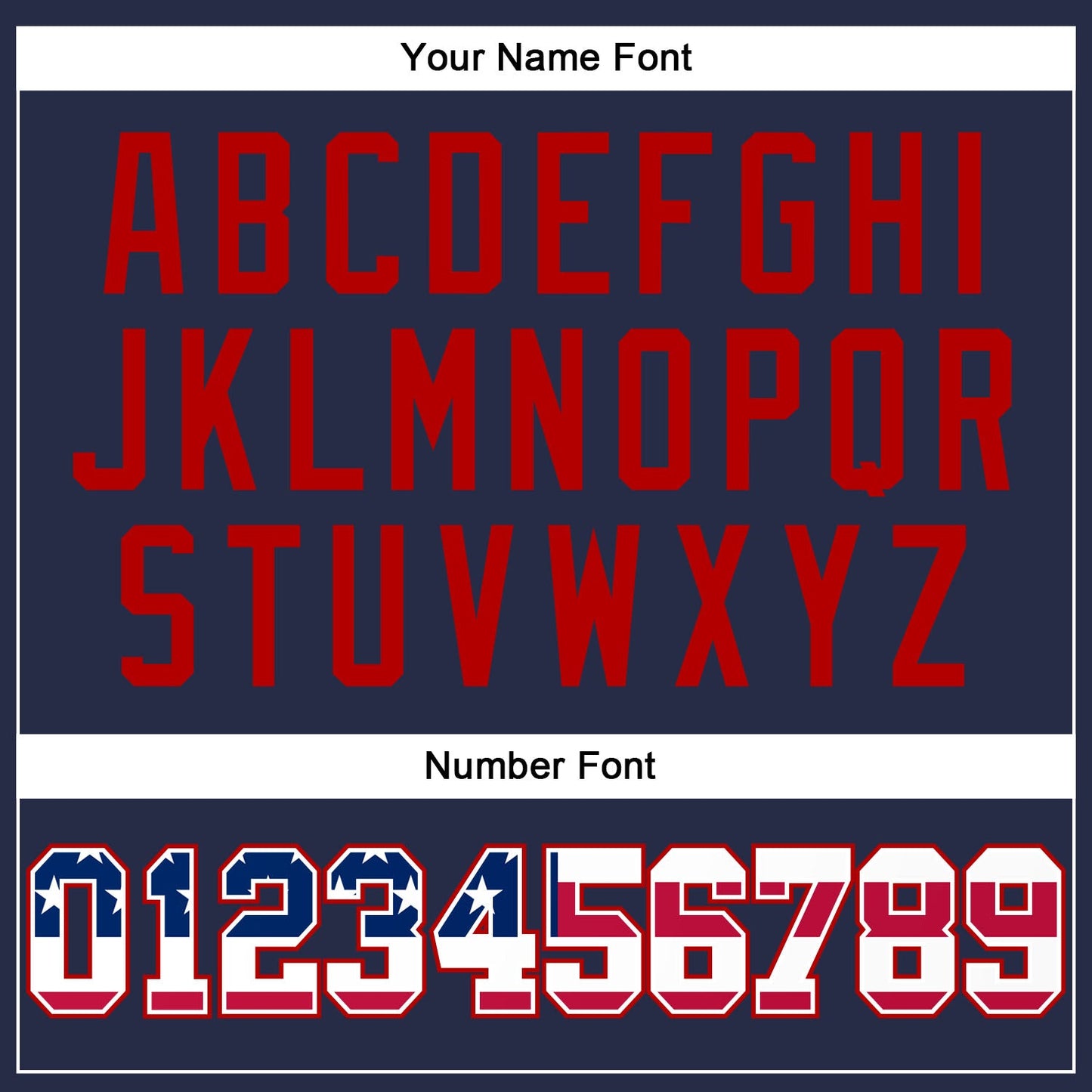 Custom Navy USA Flag-Red Authentic Baseball Jersey view 5