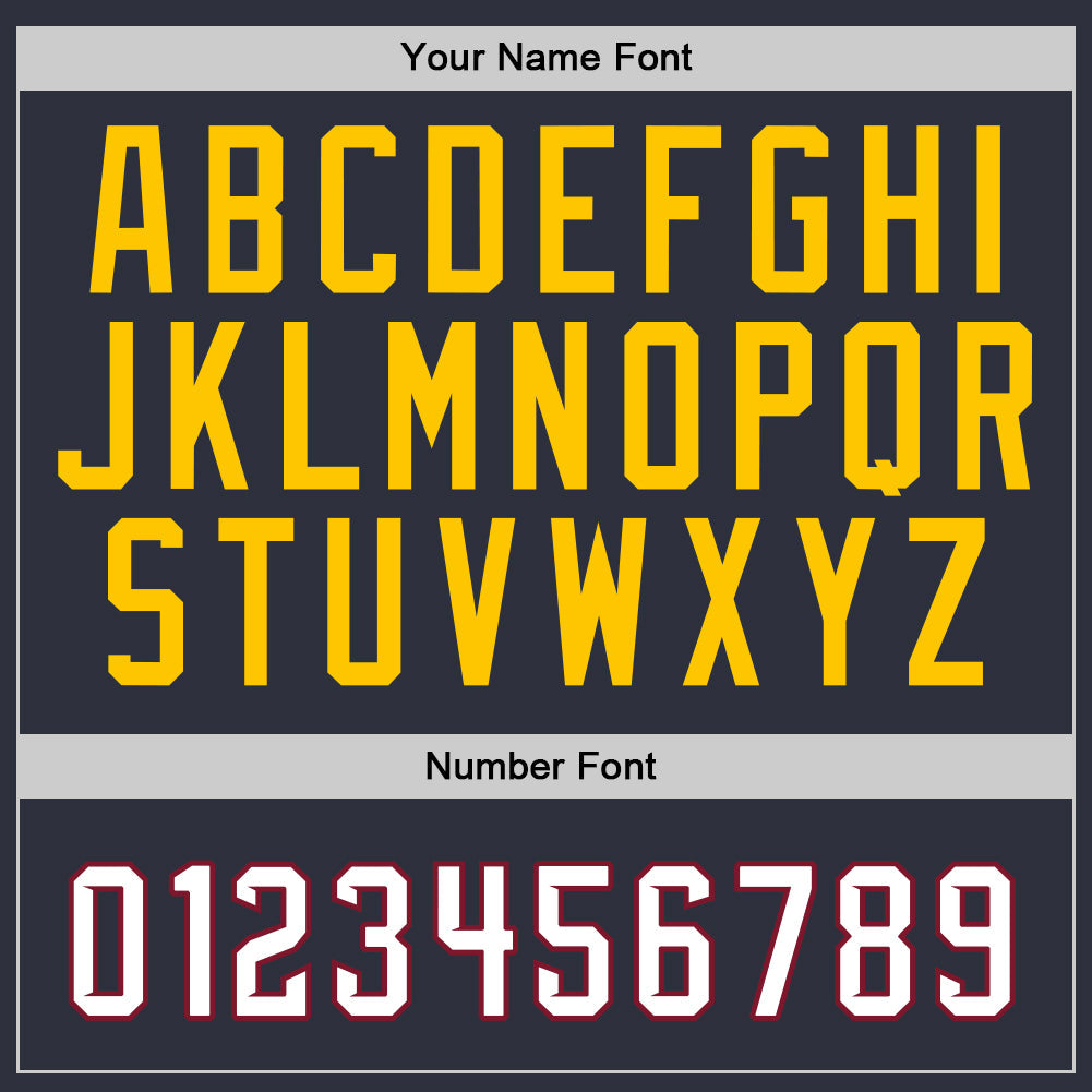 Custom Stitched Navy White-Gold Sports Pullover Sweatshirt Hoodie view 5