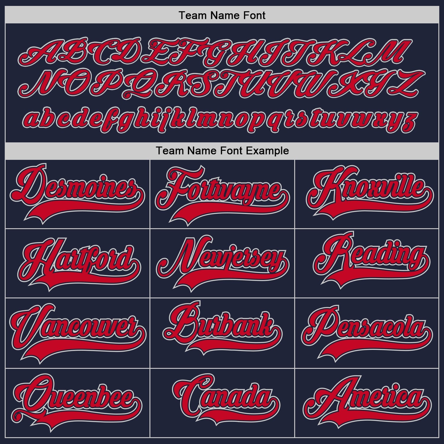 Custom Navy Red-Gray Hockey Jersey view 6