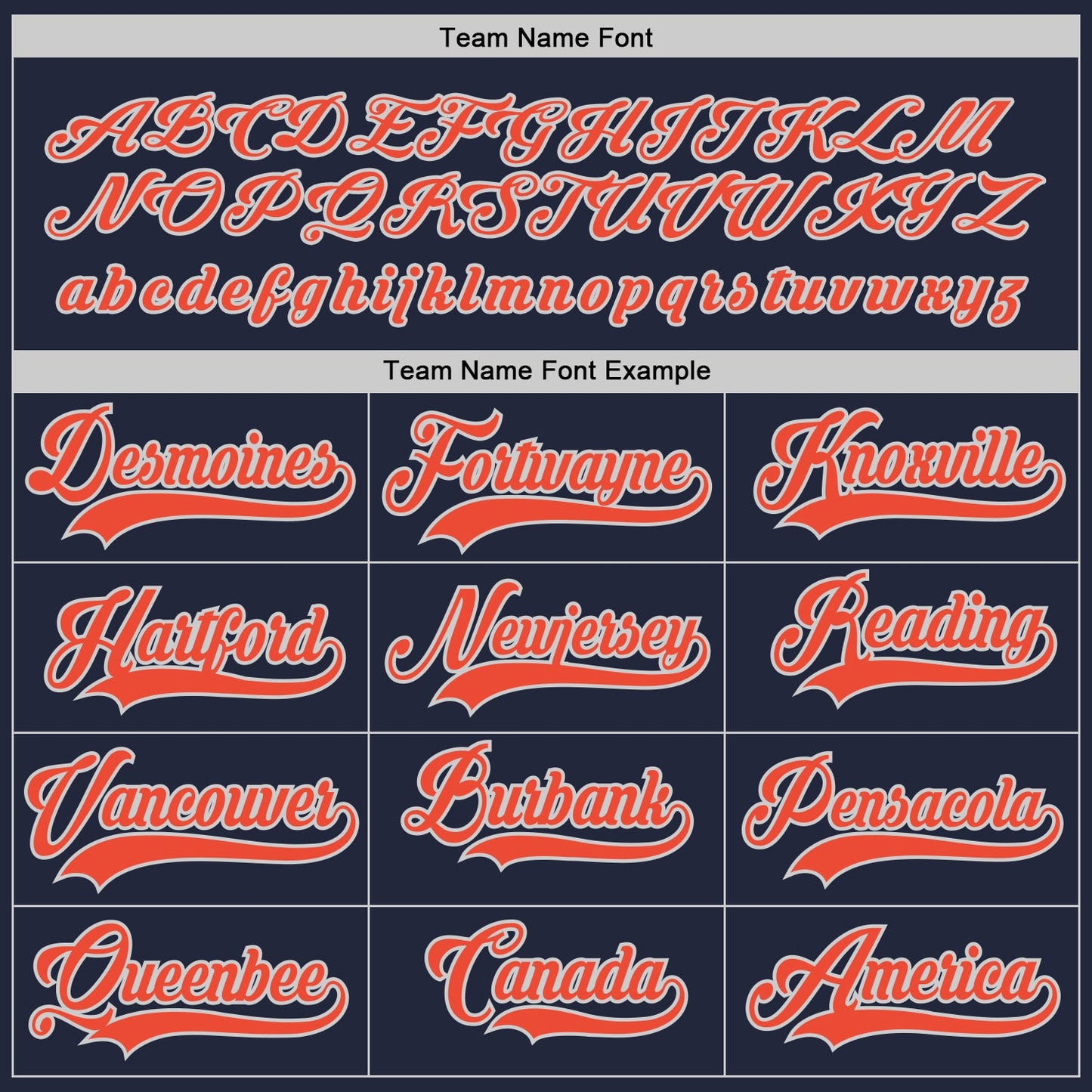 Custom Navy Orange-Gray Hockey Jersey view 4