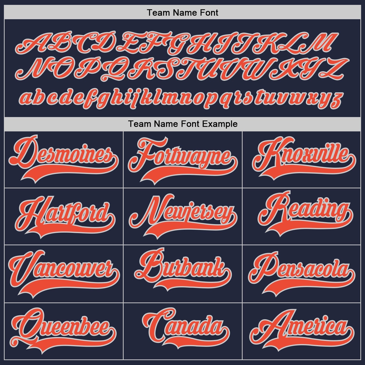 Custom Navy Orange-Gray Hockey Jersey view 4