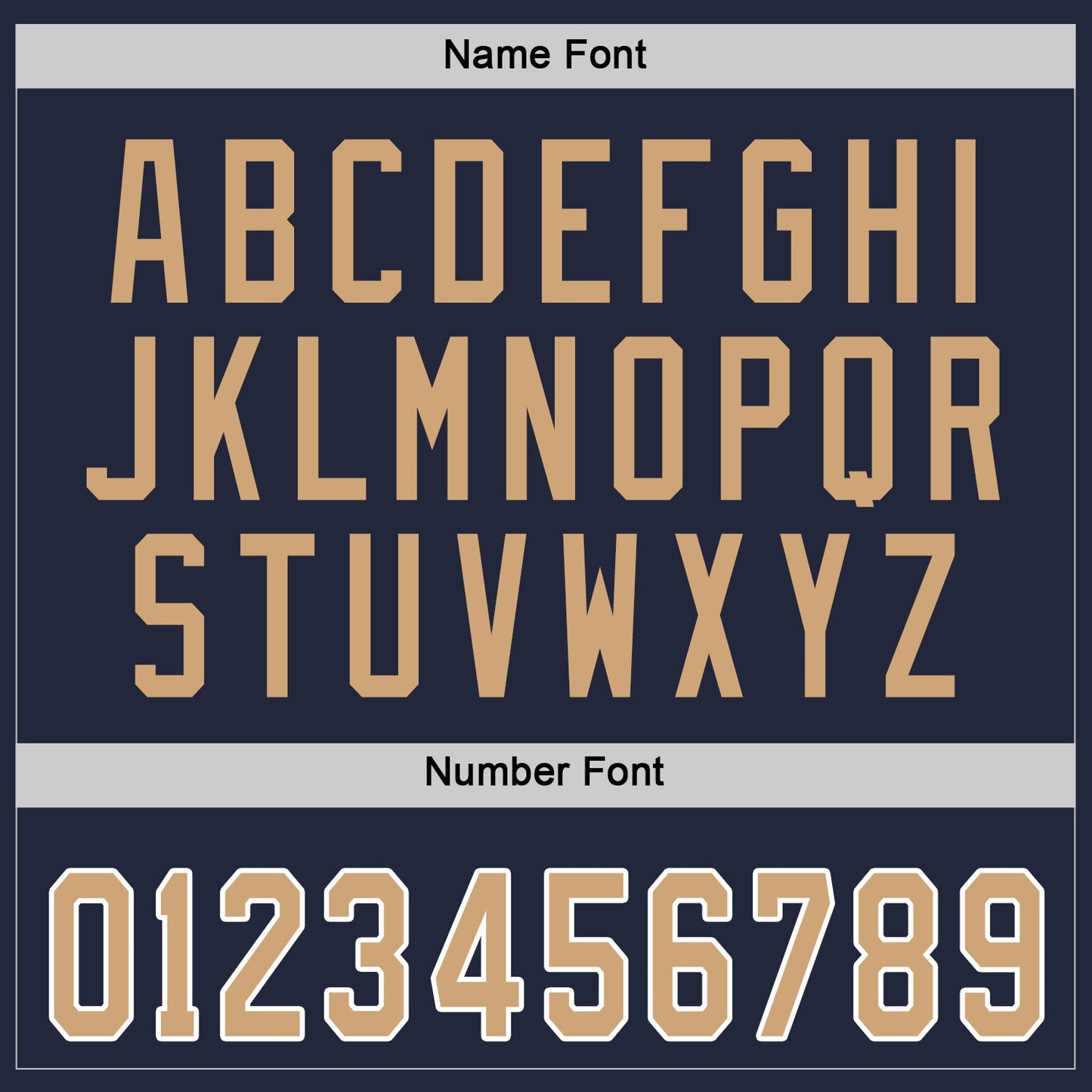 Custom Navy Old Gold-White Hockey Jersey view 4