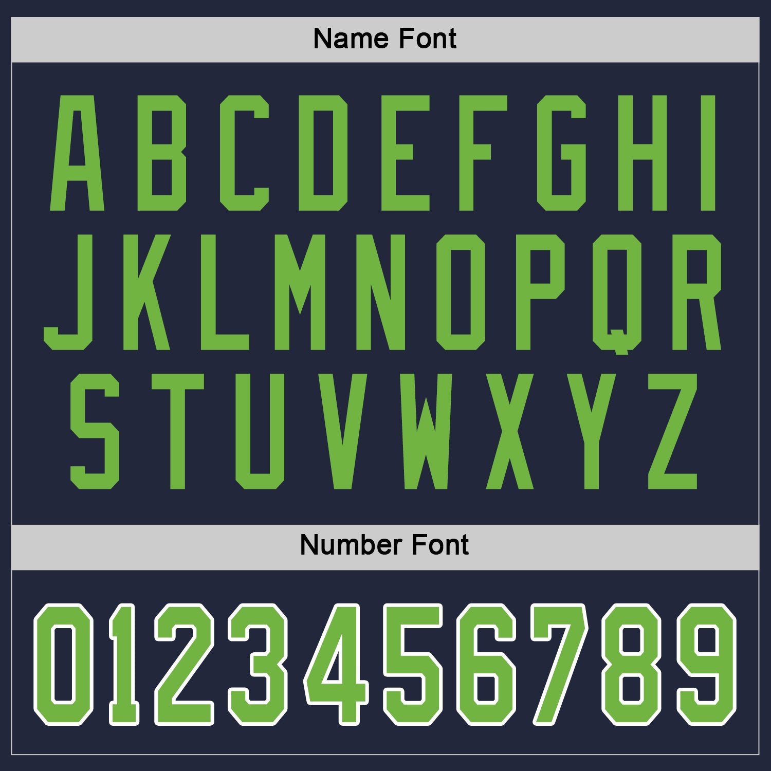 Custom Navy Neon Green-White Hockey Jersey view 3