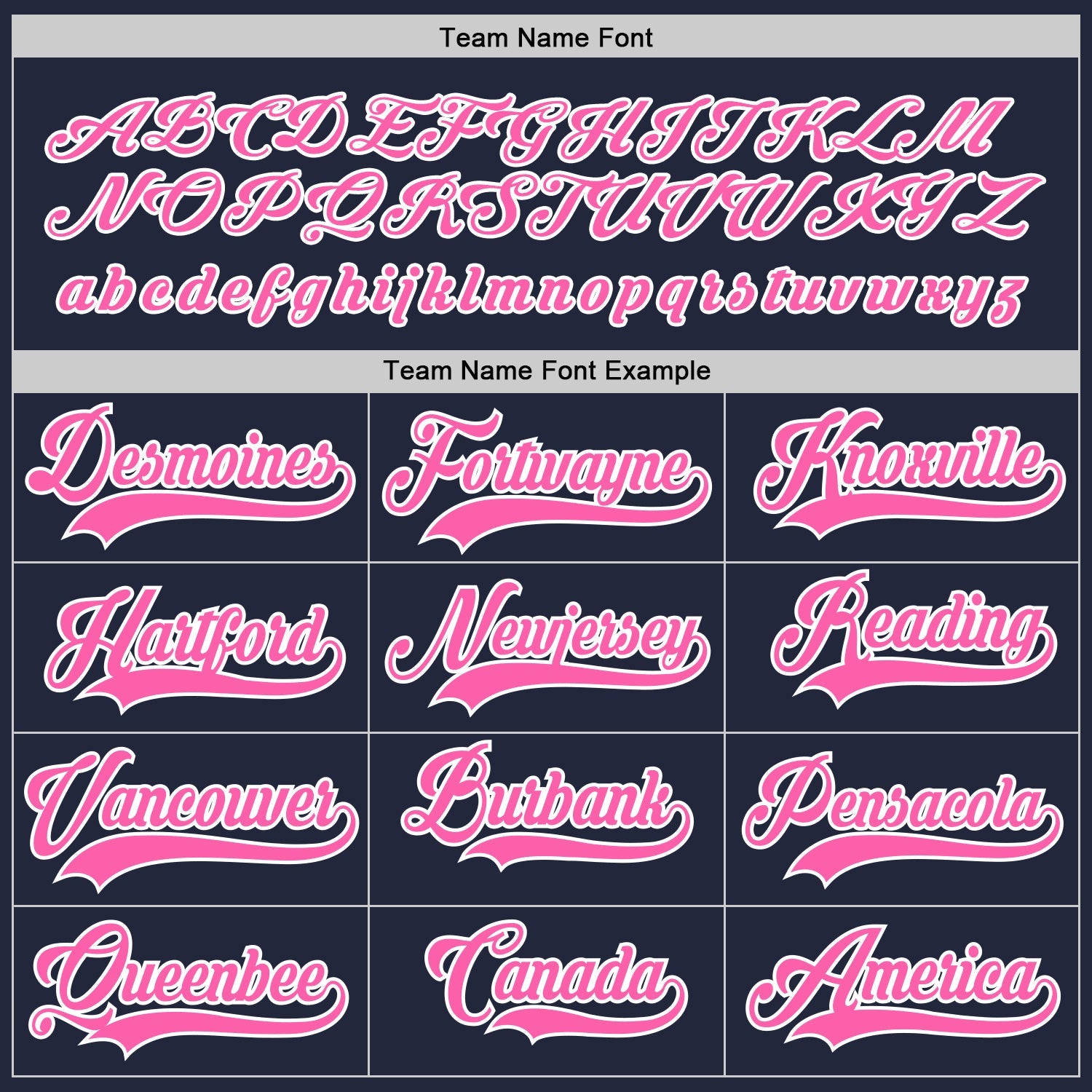 Custom Navy Pink-White Hockey Jersey view 4