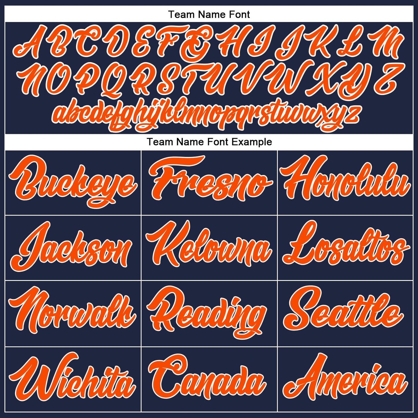 Custom Navy Orange-White Authentic Baseball Jersey view 4