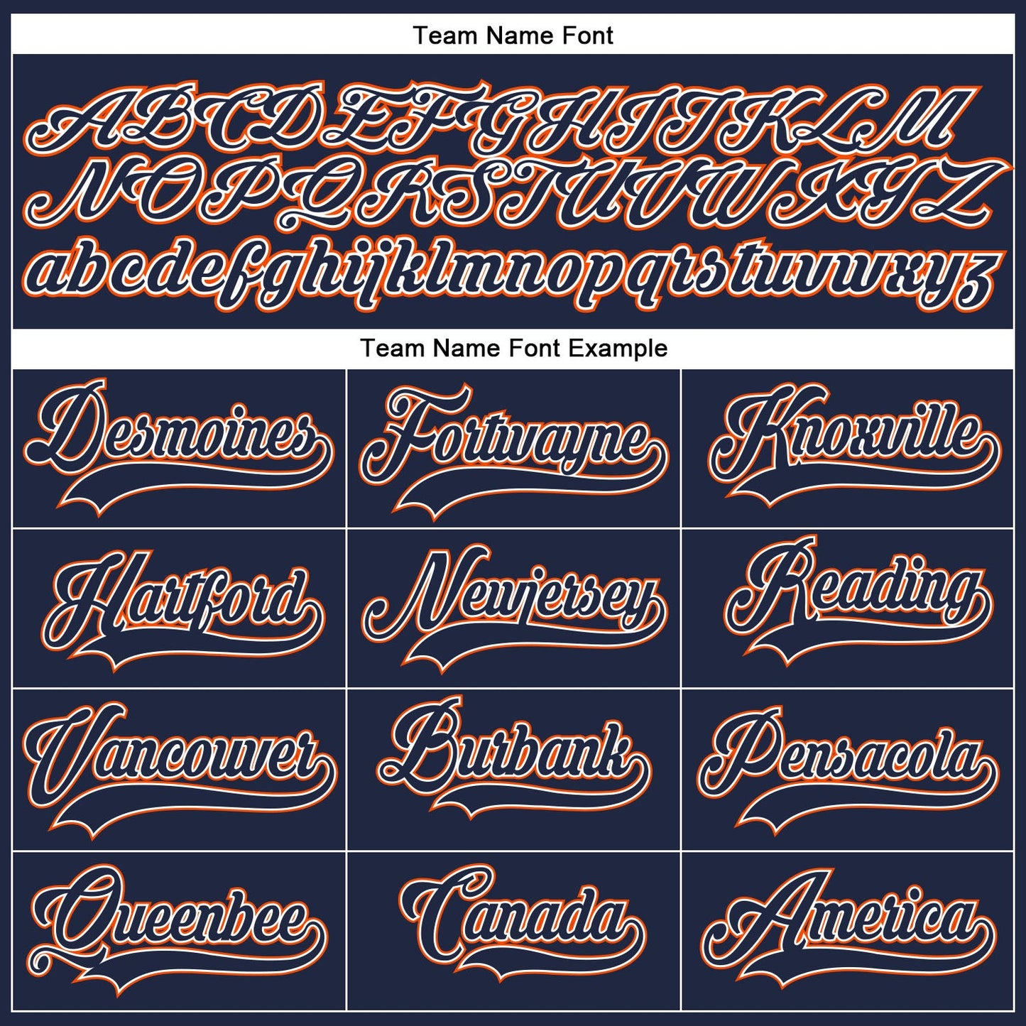 Custom Navy Orange-White Authentic Baseball Jersey view 5