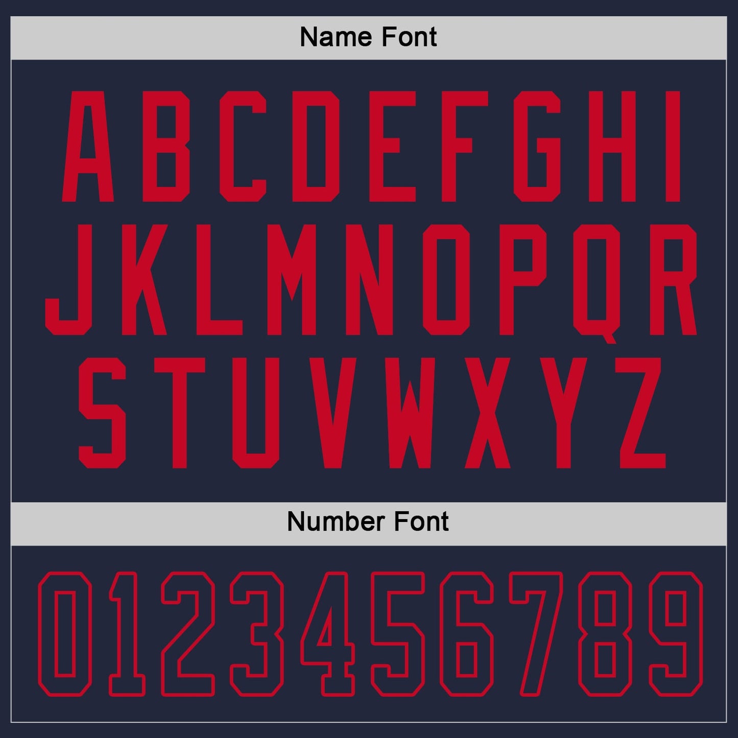Custom Navy Navy-Red Hockey Jersey view 3