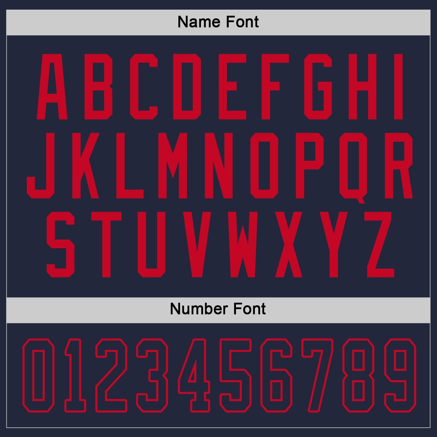 Custom Navy Navy-Red Hockey Jersey view 3