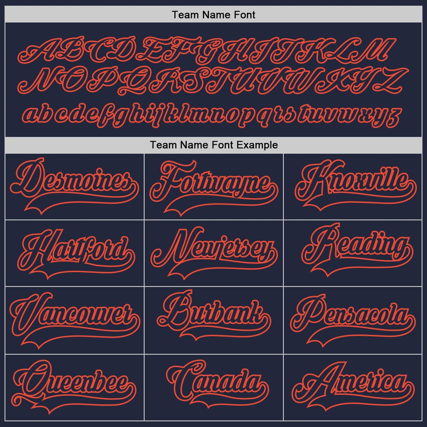 Custom Navy Navy-Orange Hockey Jersey view 4