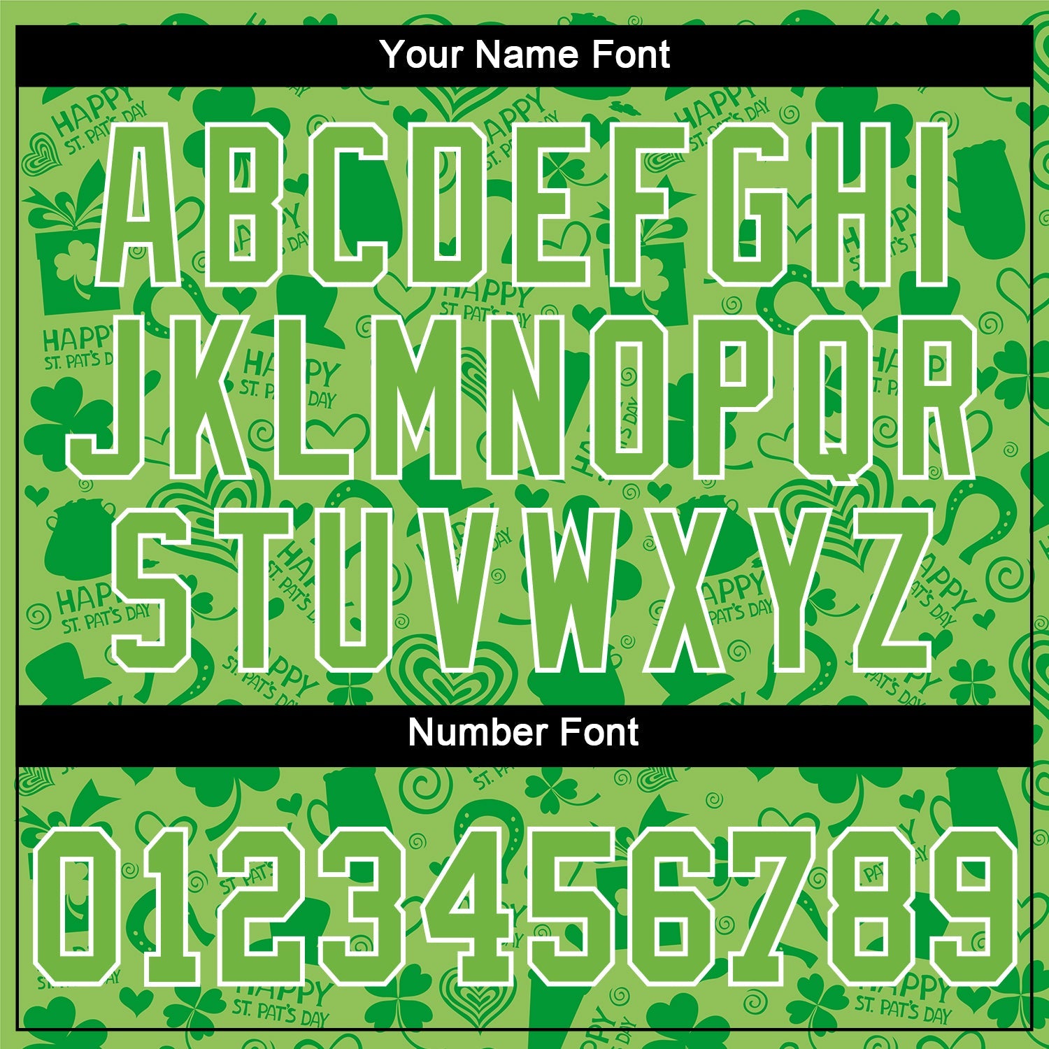 Custom Neon Green Neon Green-White 3D Pattern Design Authentic St. Patrick's Day Baseball Jersey view 5