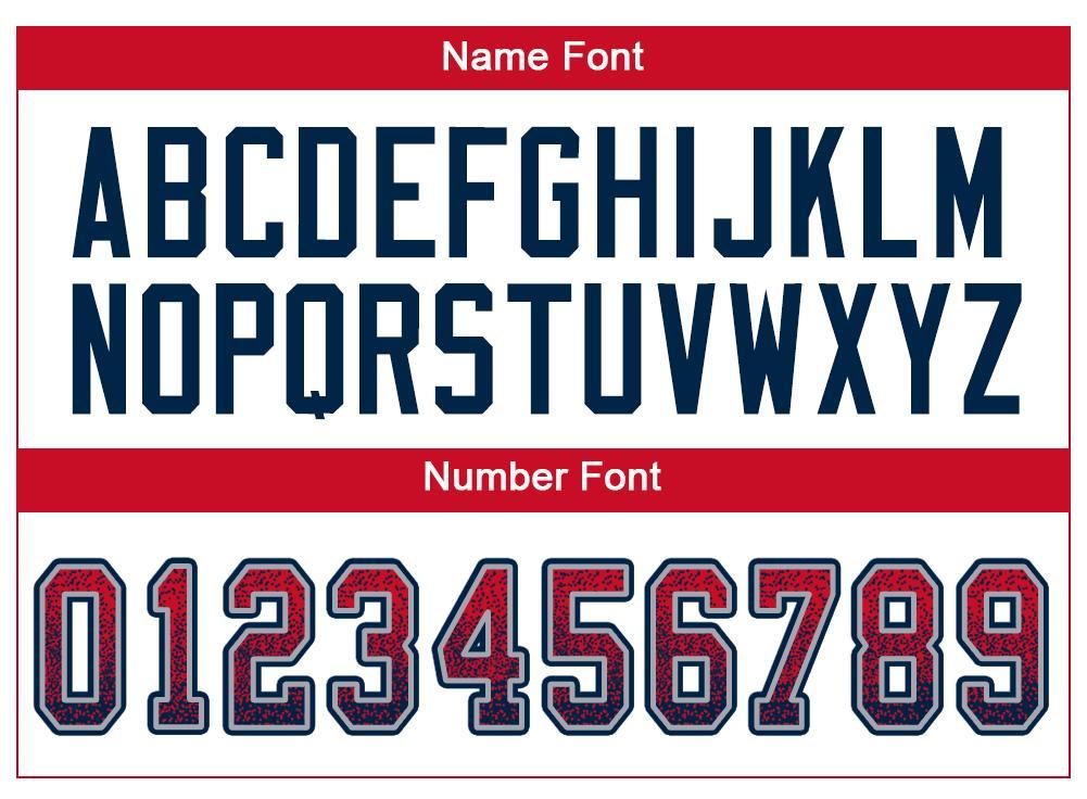 Custom Scarlet Navy-Gray Drift Fashion Football Jersey view 4