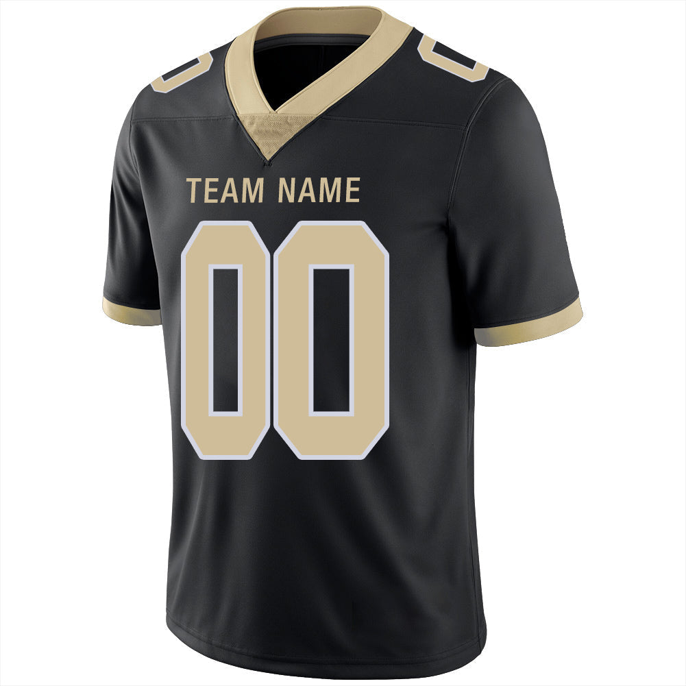 Custom NY.Giants Stitched American Football Jerseys Personalize Birthday Gifts Black Jersey view 4