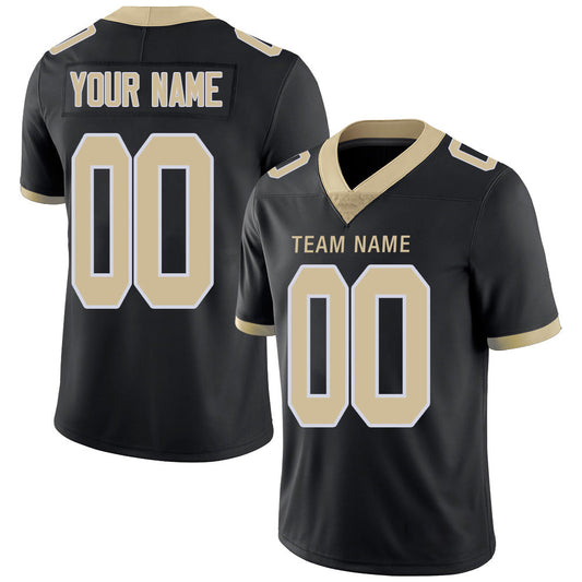 Custom NY.Giants Stitched American Football Jerseys Personalize Birthday Gifts Black Jersey - Main View