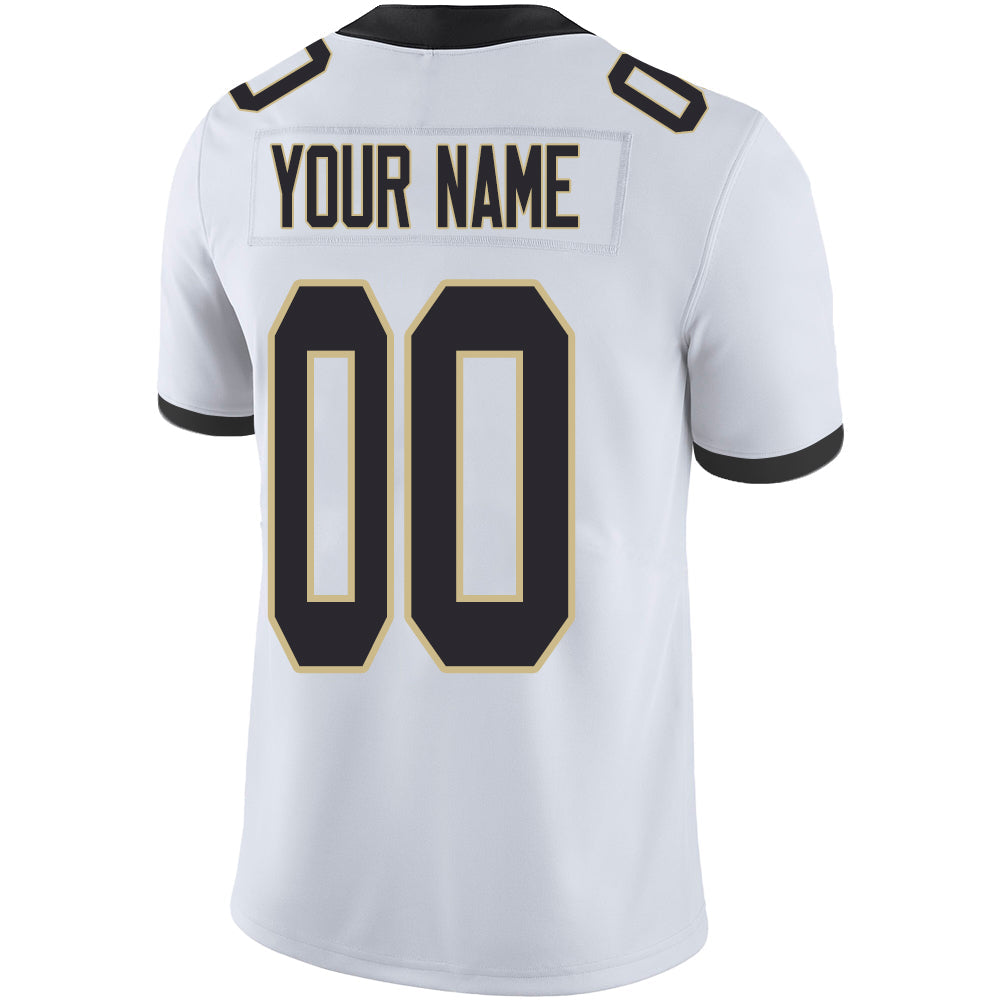 Custom NY.Giants Stitched American Football Jerseys Personalize Birthday Gifts White Jersey view 3