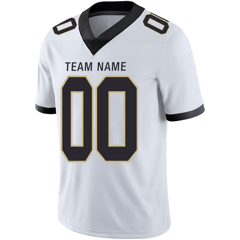 Custom NY.Giants Stitched American Football Jerseys Personalize Birthday Gifts White Jersey view 4