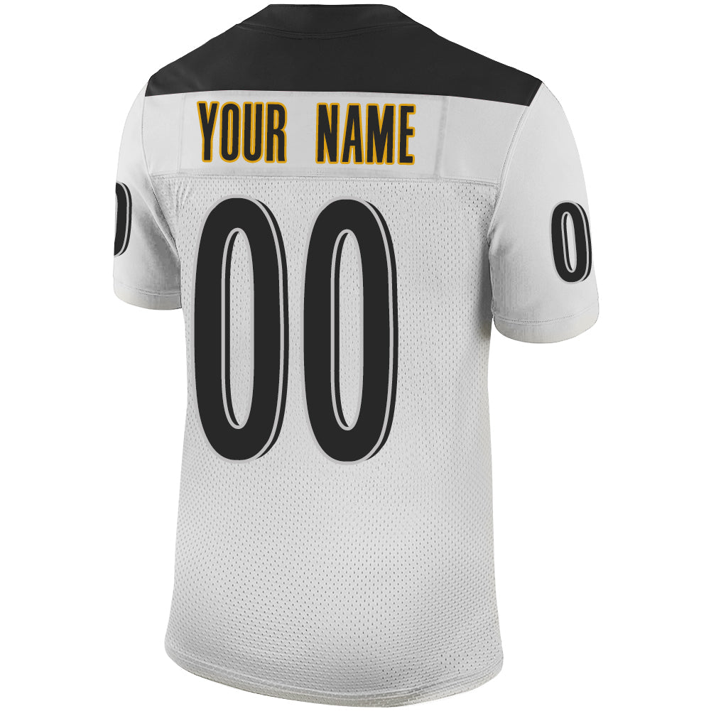 Custom NY.Giants Stitched American Football Jerseys Personalize Birthday Gifts White Jersey view 3