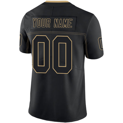 Custom NY.Giants Stitched American Football Jerseys Personalize Birthday Gifts Black Jersey view 3