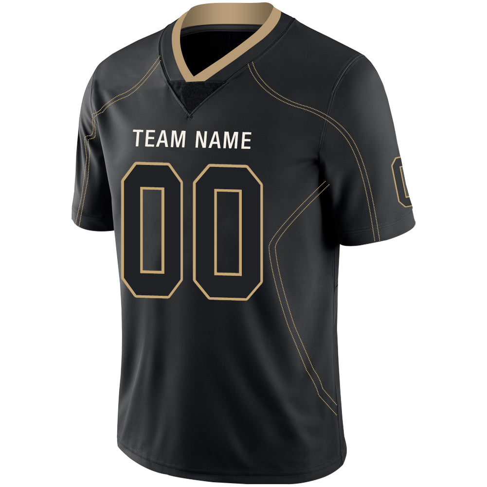 Custom NY.Giants Stitched American Football Jerseys Personalize Birthday Gifts Black Jersey view 4