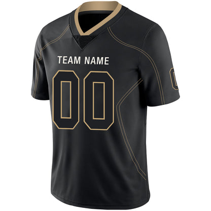 Custom NY.Giants Stitched American Football Jerseys Personalize Birthday Gifts Black Jersey view 4