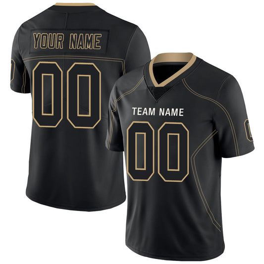 Custom NY.Giants Stitched American Football Jerseys Personalize Birthday Gifts Black Jersey - Main View