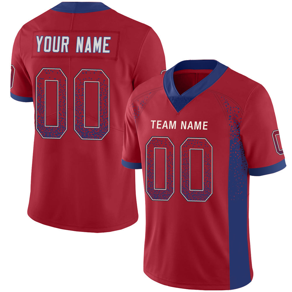 Custom NY.Jets Stitched American Football Jerseys Personalize Birthday Gifts Red Jersey - Main View
