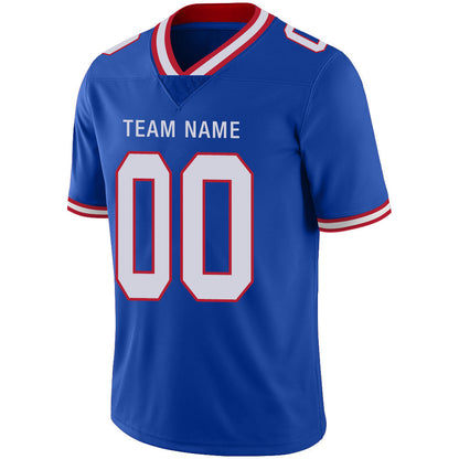 Custom NY.Jets Stitched American Football Jerseys Personalize Birthday Gifts Royal Jersey view 4