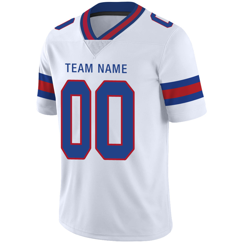 Custom NY.Jets Stitched American Football Jerseys Personalize Birthday Gifts White Jersey view 3
