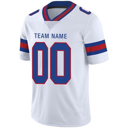 Custom NY.Jets Stitched American Football Jerseys Personalize Birthday Gifts White Jersey view 3