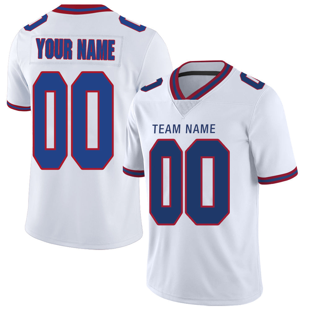 Custom NY.Jets  Stitched American Football Jerseys Personalize Birthday Gifts White Jersey - Main View