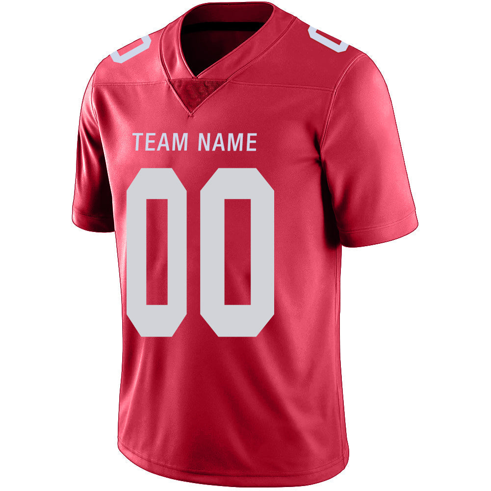Custom NY.Jets Stitched American Football Jerseys Personalize Birthday Gifts Red Jersey view 4