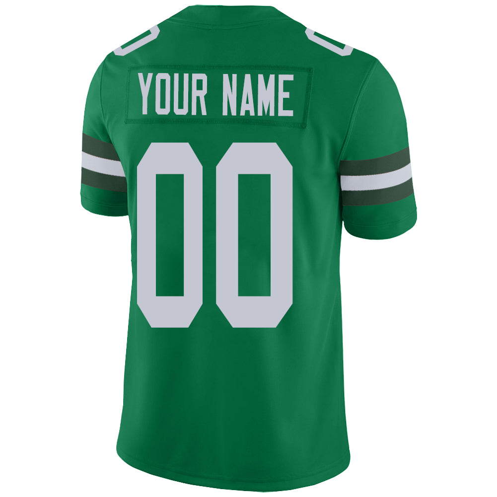 Custom NY.Jets Stitched American Football Jerseys Personalize Birthday Gifts Green Jersey view 3