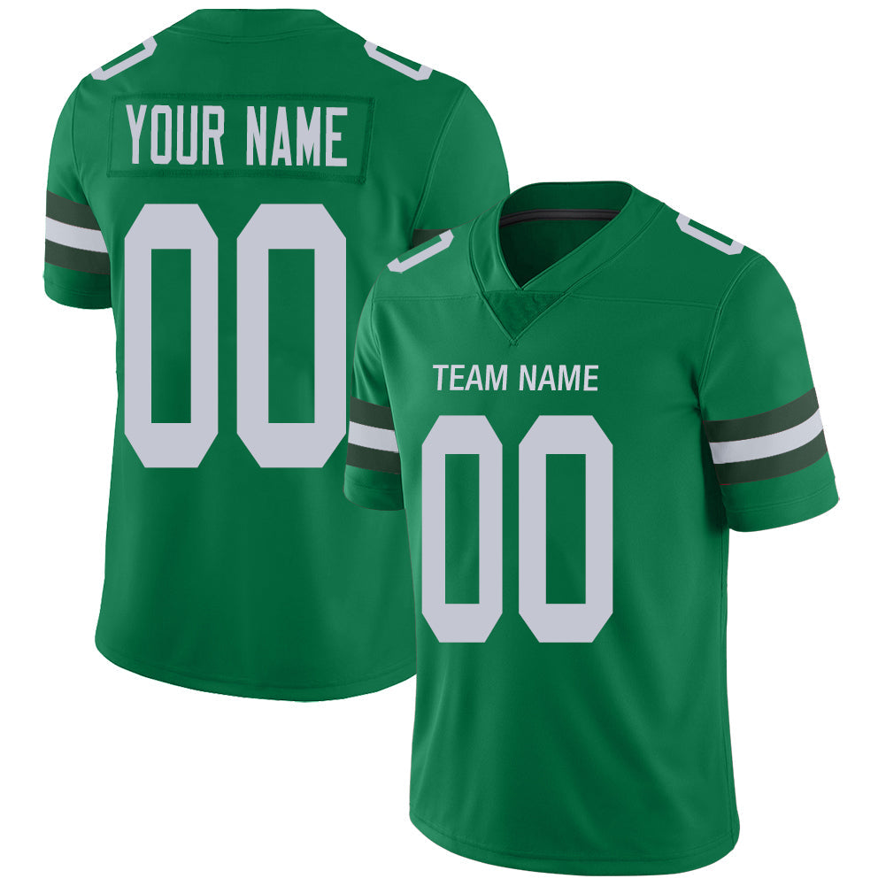 Custom NY.Jets Stitched American Football Jerseys Personalize Birthday Gifts Green Jersey - Main View