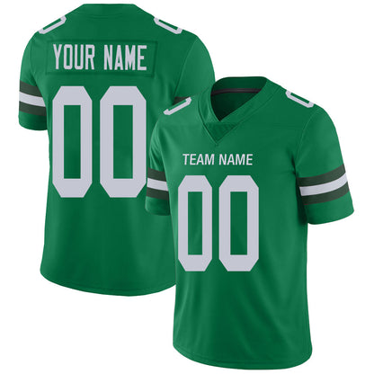 Custom NY.Jets Stitched American Football Jerseys Personalize Birthday Gifts Green Jersey - Main View