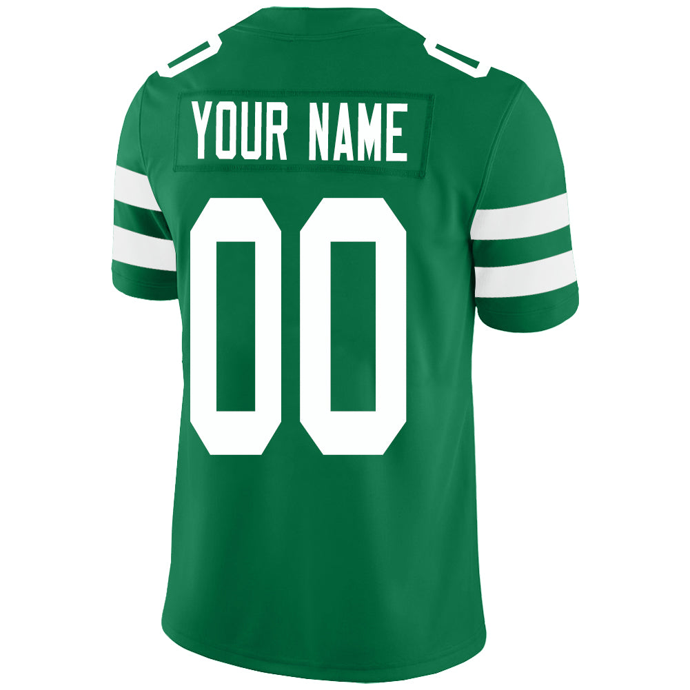 Custom NY.Jets Stitched American Football Jerseys Personalize Birthday Gifts Green Jersey view 3