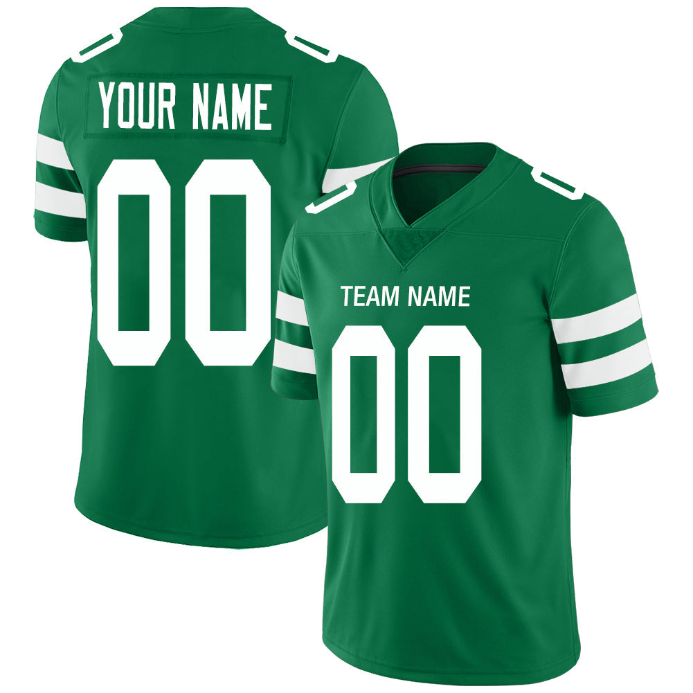 Custom NY.Jets Stitched American Football Jerseys Personalize Birthday Gifts Green Jersey - Main View