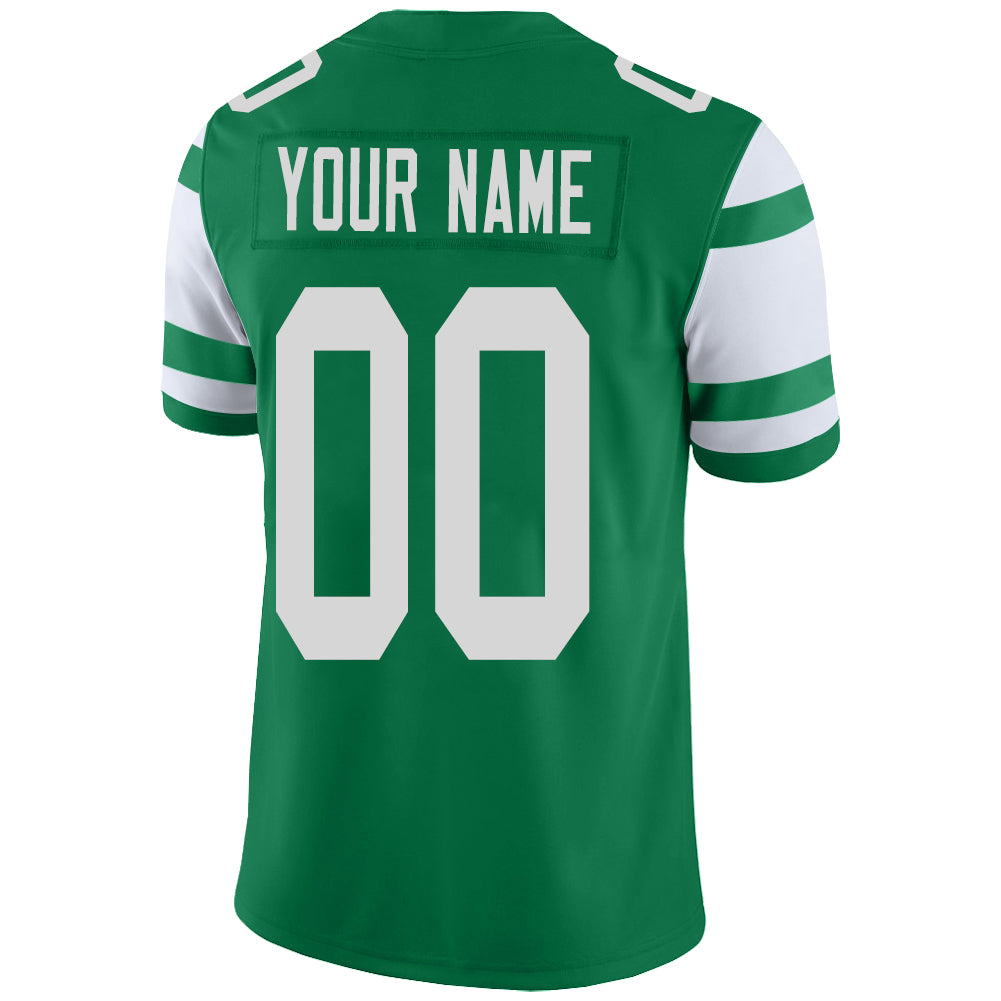 Custom NY.Jets Stitched American Football Jerseys Personalize Birthday Gifts Green Jersey view 3