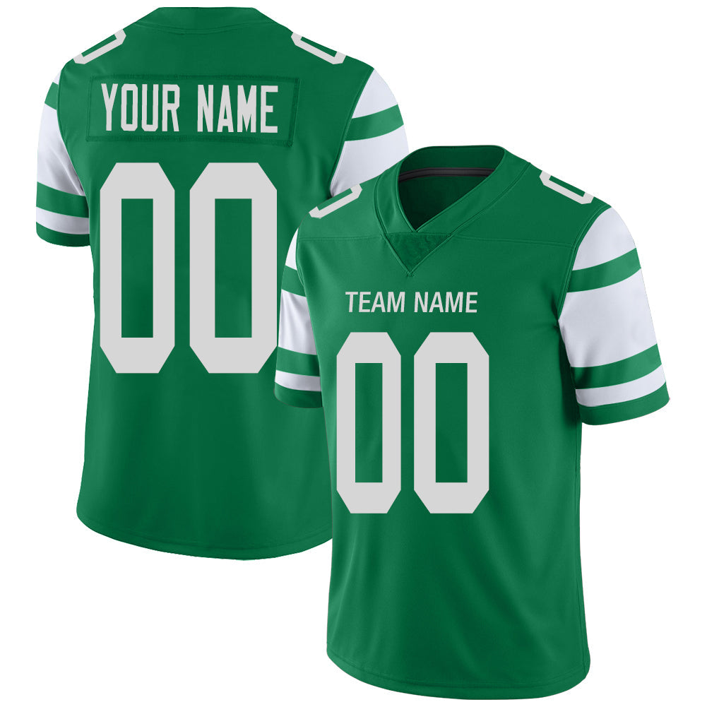 Custom NY.Jets Stitched American Football Jerseys Personalize Birthday Gifts Green Jersey - Main View