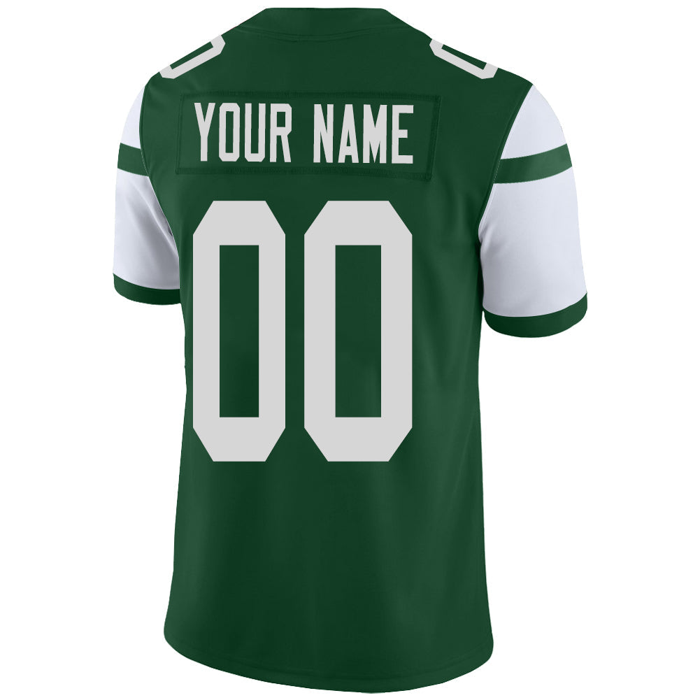 Custom NY.Jets Stitched American Football Jerseys Personalize Birthday Gifts Green Jersey view 3