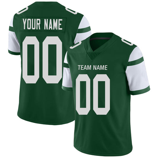 Custom NY.Jets Stitched American Football Jerseys Personalize Birthday Gifts Green Jersey - Main View
