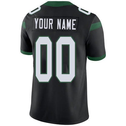 Custom NY.Jets Stitched American Football Jerseys Personalize Birthday Gifts Black Jersey view 3