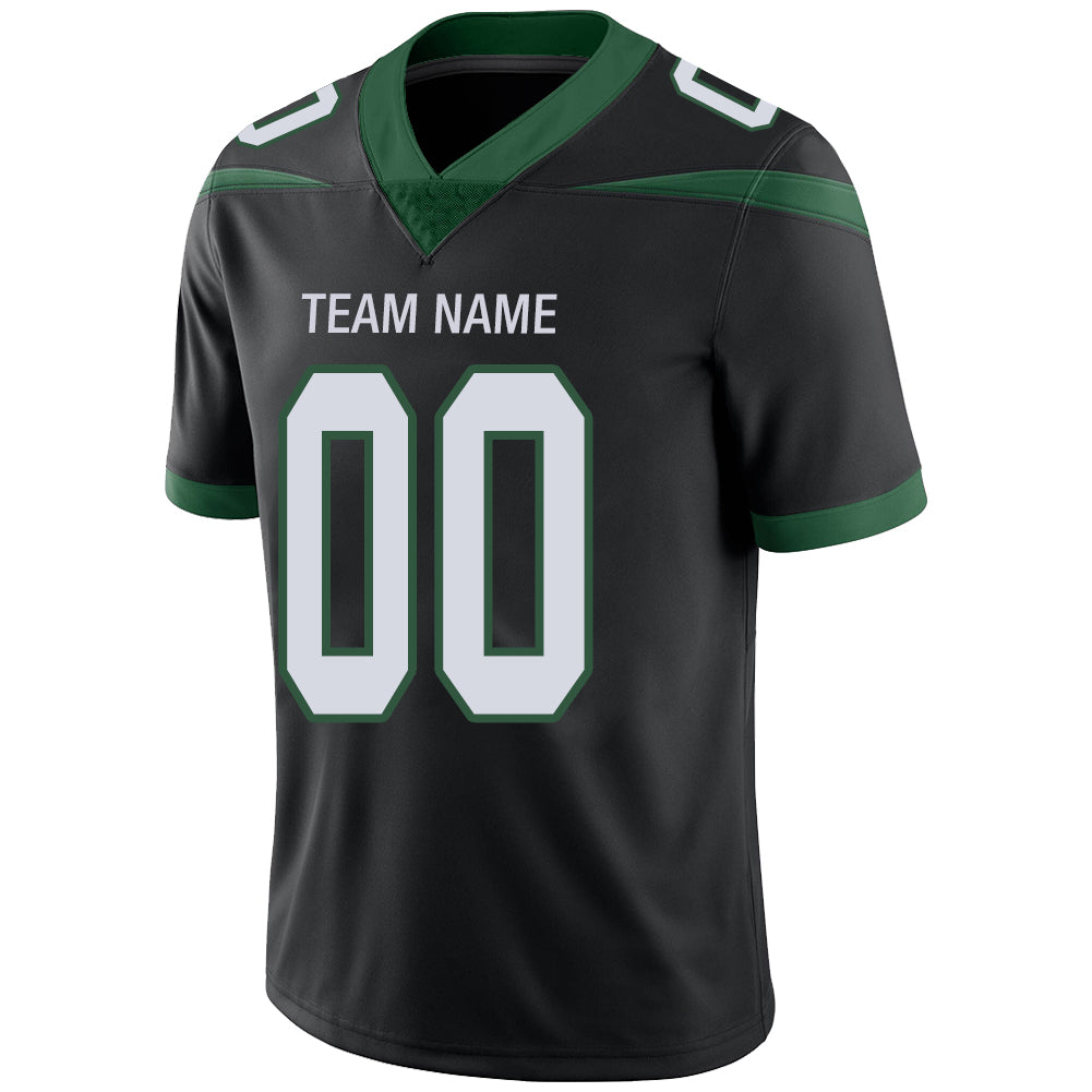 Custom NY.Jets Stitched American Football Jerseys Personalize Birthday Gifts Black Jersey view 4