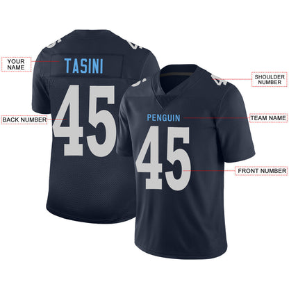 Custom NY.Jets Stitched American Football Jerseys Personalize Birthday Gifts Navy Jersey view 2