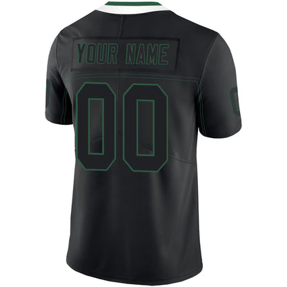 Custom NY.Jets Stitched American Football Jerseys Personalize Birthday Gifts Black Jersey view 3